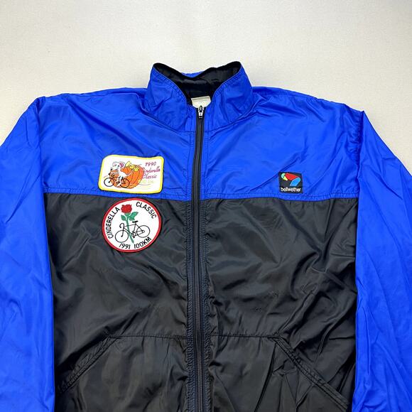 Vintage Bellwether Cycling Jacket Adult Large Blue Cinderella Classic Race Biker - Picture 2 of 11